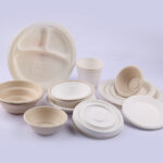 Degradable Pulp tableware（Pulp round box, rectangle box, Burger Box dinner plate)