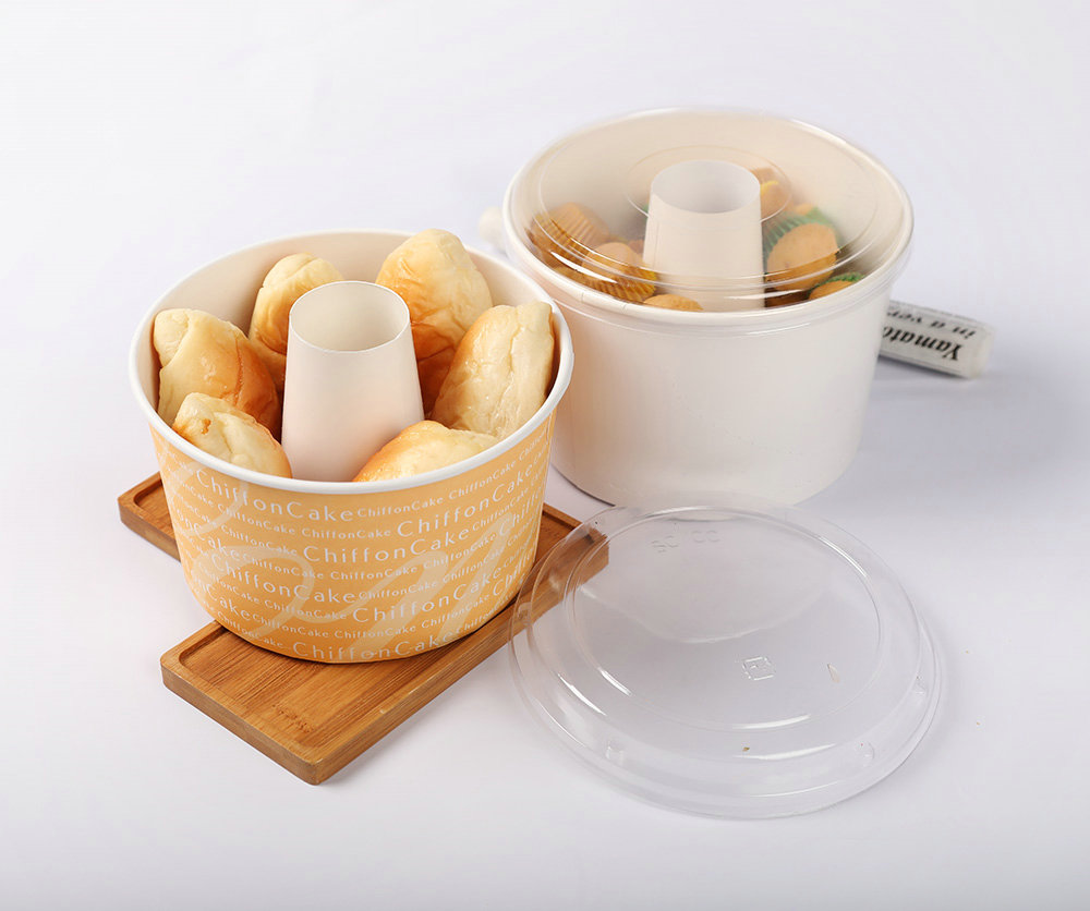 disposable chiffon cake paper bowl