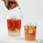 Portable milk tea fruit tea round/square barrel