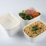 rectangular paper lunch box