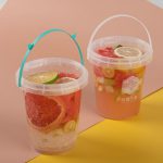 Portable milk tea& fruit tea round/square barrel