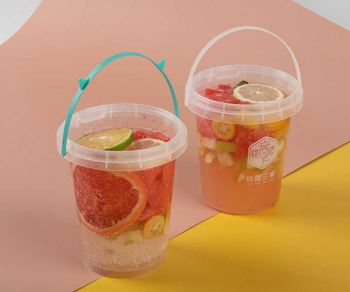 Portable milk tea& fruit tea round/square barrel