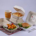 Degradable Pulp tableware（Pulp round box, rectangle box, Burger Box dinner plate)