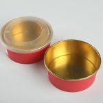 Gold foil paper bowl