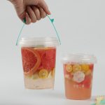 Portable milk tea& fruit tea round/square barrel