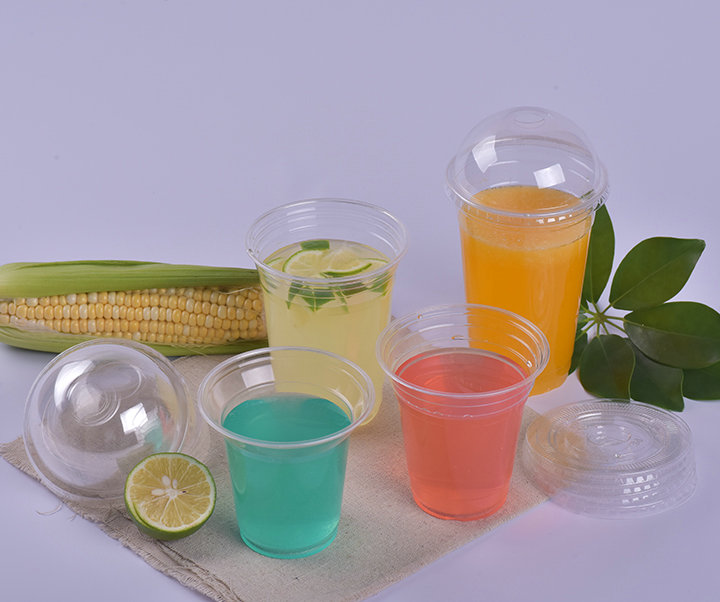 Disposable PLA degradable plastic cup