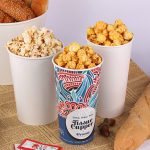 family paper bucket, pop corn paper bucket