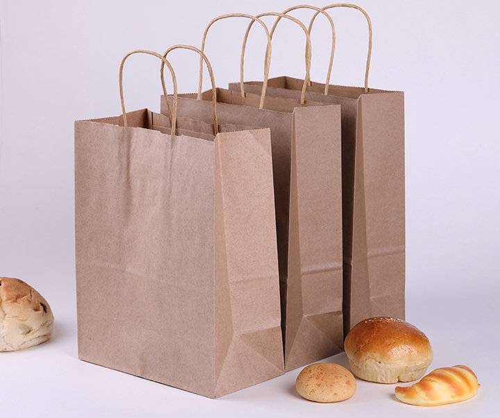 kraft paper bag with handle